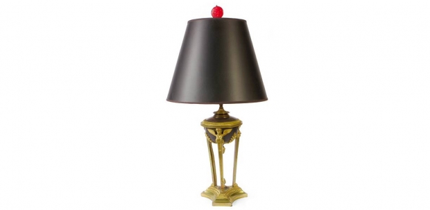 Empire Style Bronze Table Lamp