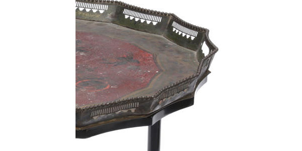 Victorian Painted Tole Tray