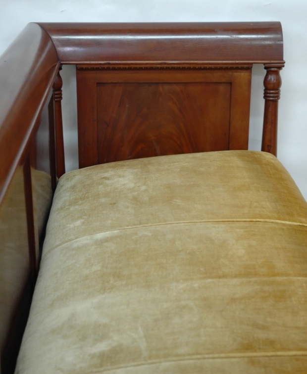 Important French mahogany empire sofa4