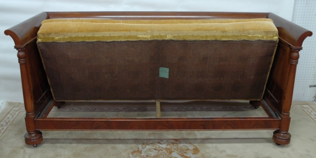 Important French mahogany empire sofa8
