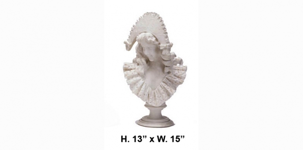 Continental Alabaster of young girl (2)