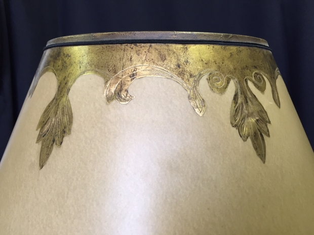 Italian Baroque style silver gilt urn form table lamp (6)