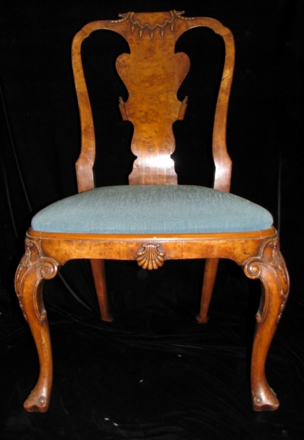 ten side chairs and pair of armchairs (6)