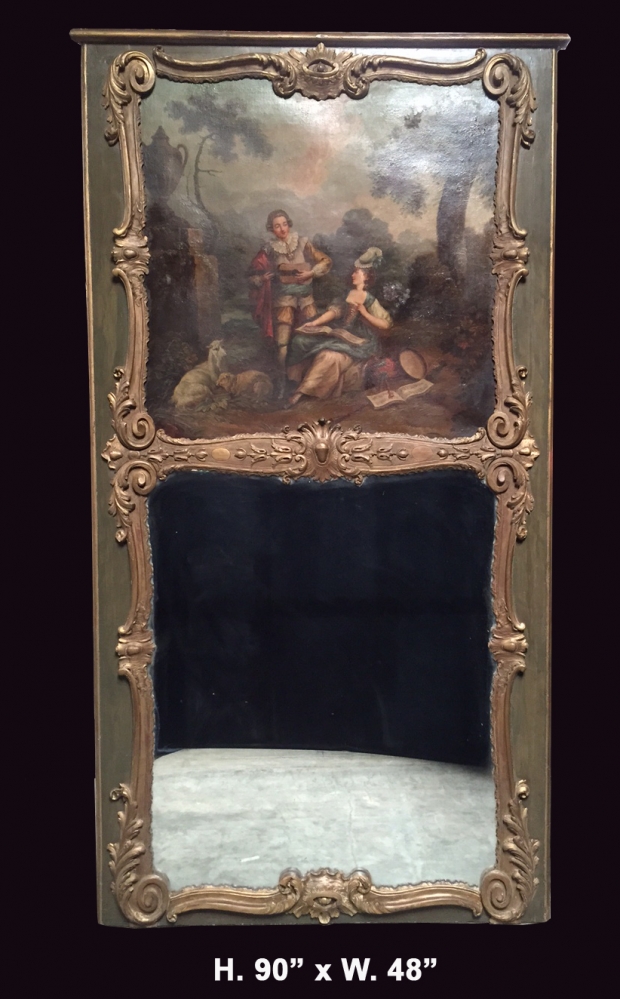 fine-19c-french-louis-xvi-style-parcial-gilt-trumeau-mirror