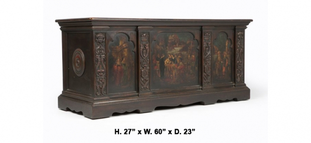 copy-of-late-19c-unusual-italian-finely-carved-and-painted-cassone-with-figural-scenes