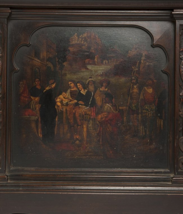 late-19c-unusual-italian-finely-carved-and-painted-cassone-with-figural-scenes-1