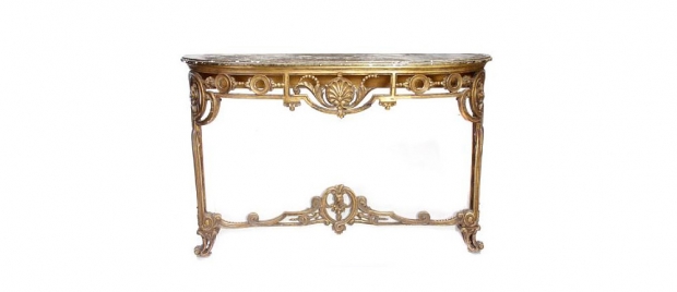 19th Century Louis XVI Style Giltwood Console