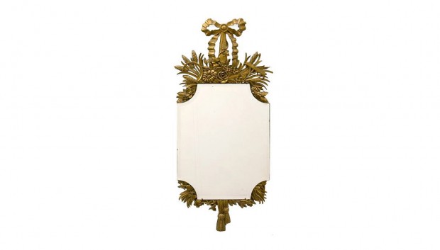 Continental-Neoclassical-style-carved-giltwood-mirror-2