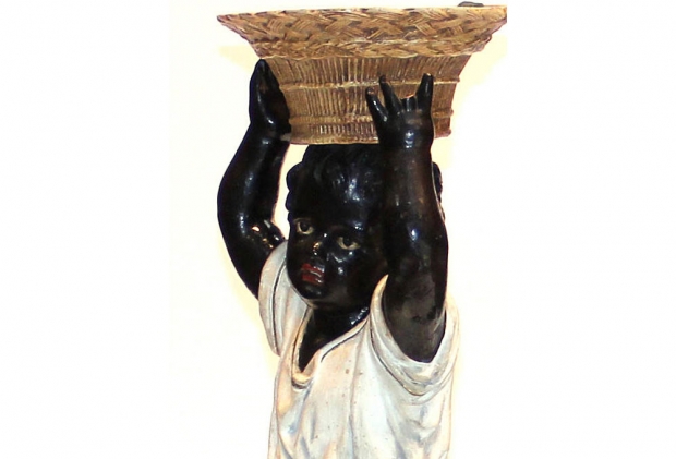 Antique-Pair-painted-terra-cotta-blackamoor-figures-on-pedestals-(1)