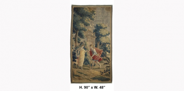 18c Flemish hand woven tapestry of mythological scene  B11